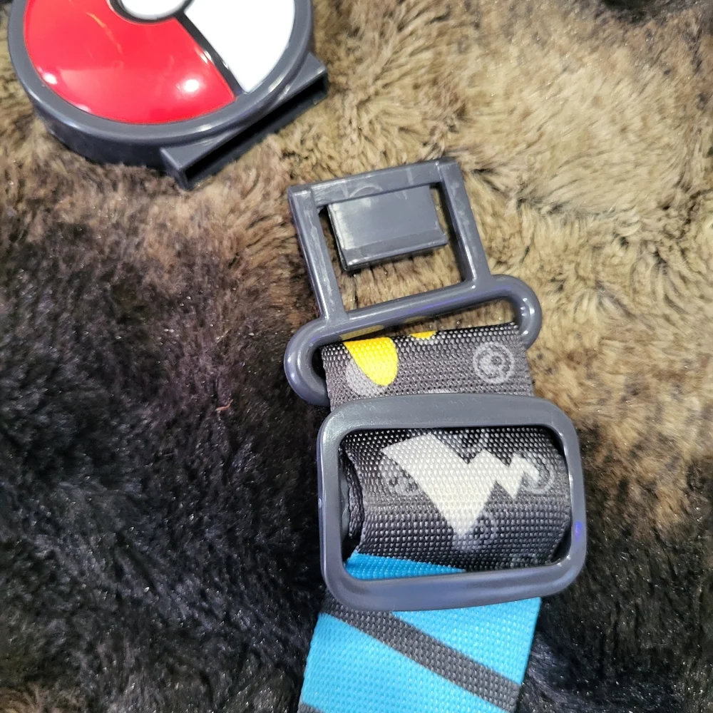 Pokemon - Clip 'N' Go - Pokeball Adjustable Belt -  Blue/Black
